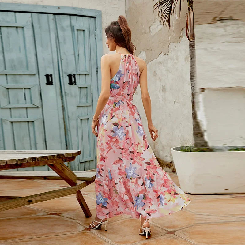 LB | Elegancka sukienka maxi