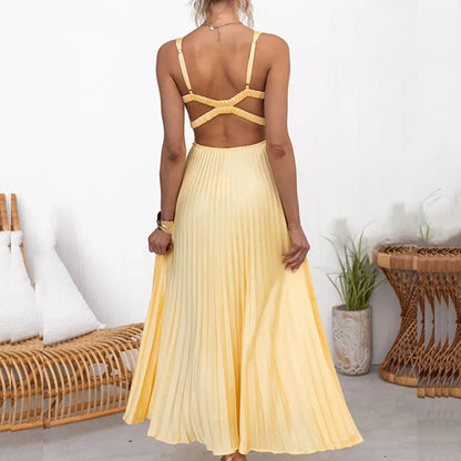 LB - Elegancka letnia sukienka maxi