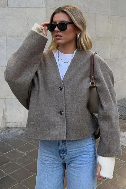 LB | Stylowy płaszcz oversize