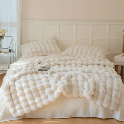 PlushCozy | Koc zimowy ze sztucznego futra