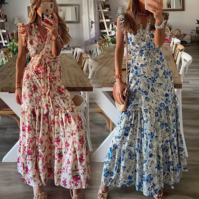 LB | Kwiatowa sukienka maxi