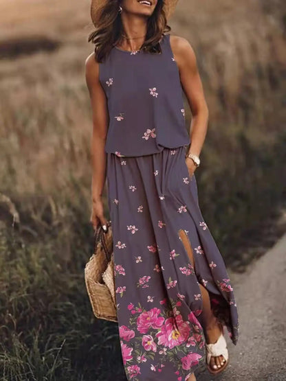 LB | Letnia sukienka maxi