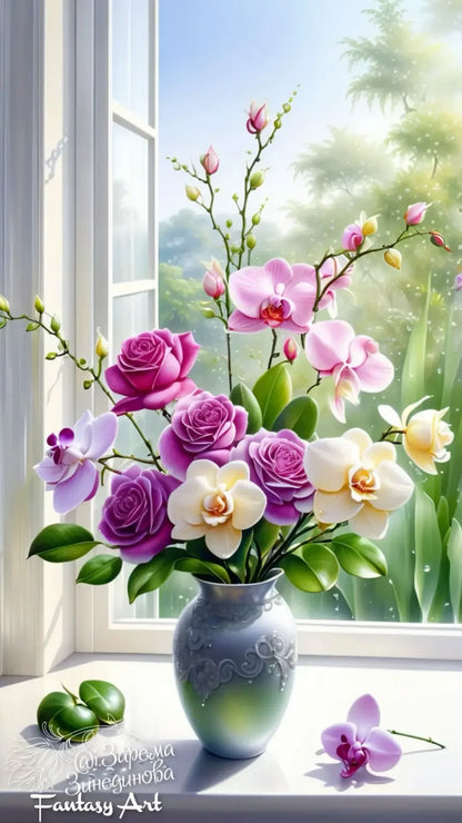 FloralFrame | Estetyczne obrazy przedstawiające kwiaty doniczkowe