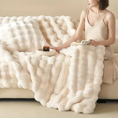 PlushCozy | Koc zimowy ze sztucznego futra