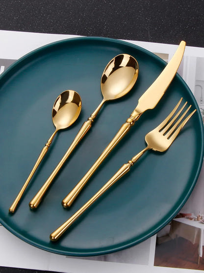 Zestaw sztućców RegalMatte | Luxe Gold Matt