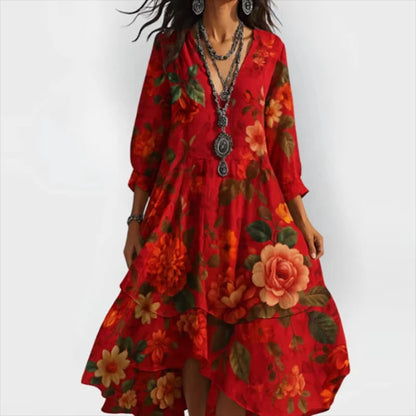 LB | Sukienka midi Bloomed Grace