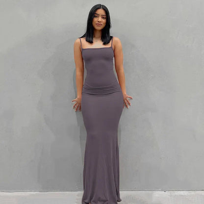 LB | Sukienka maxi slim