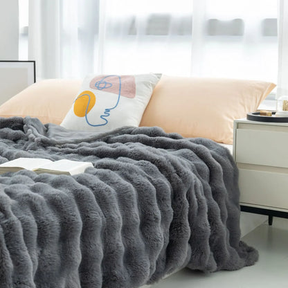 PlushCozy | Koc zimowy ze sztucznego futra
