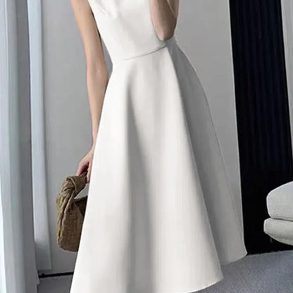 LB | ZANZEA Casual O-Neck Tank Midi Dress Women Elegancka letnia sukienka Sundress