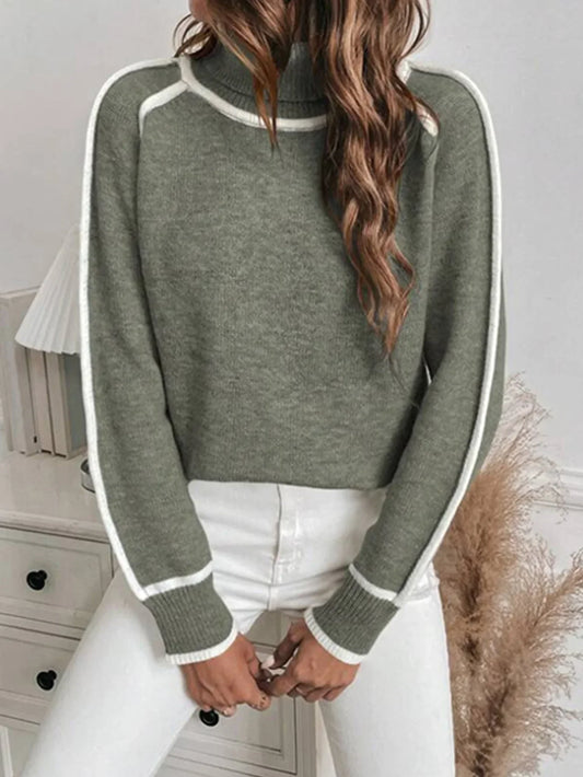 Stonowany i elegancki Sweter