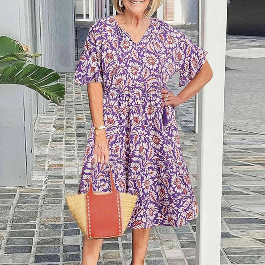 AS | Odświętna letnia sukienka, szeroka i w stylu boho