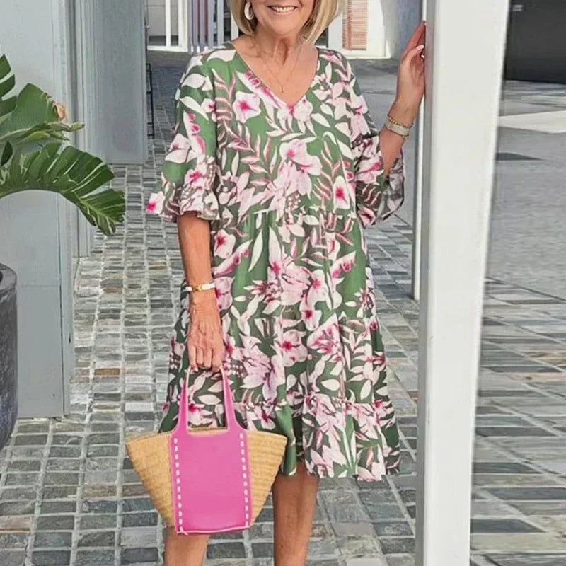 AS | Odświętna letnia sukienka, szeroka i w stylu boho