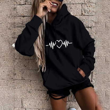 Fajny i swobodny Bluza z kapturem