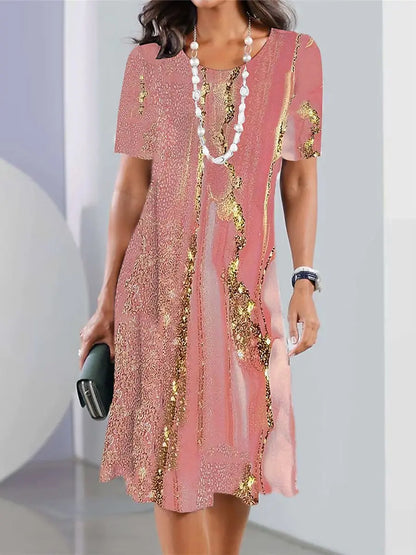 AS | Sukienki damskie z nadrukiem w stylu vintage
