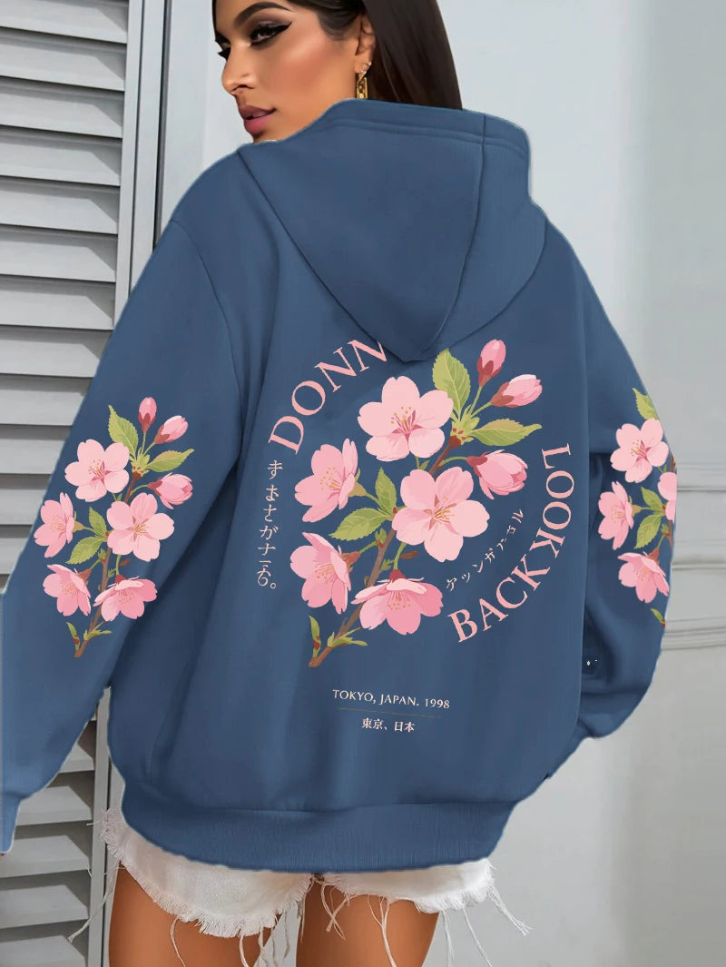 Stonowany i elegancki Bluza z kapturem