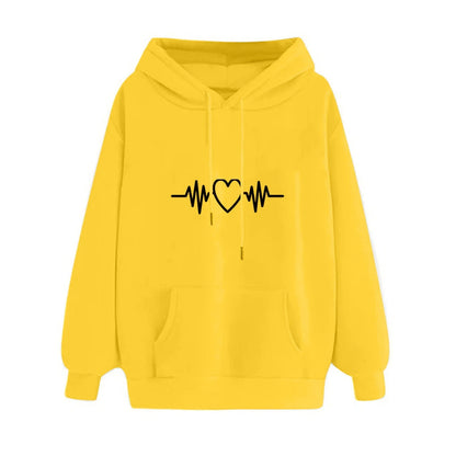 Fajny i swobodny Bluza z kapturem