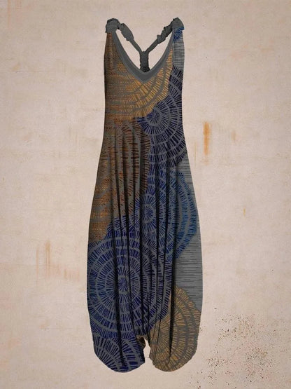 LB | Casualowy kombinezon w stylu bohemyWool - Casualowy kombinezon w stylu bohemy