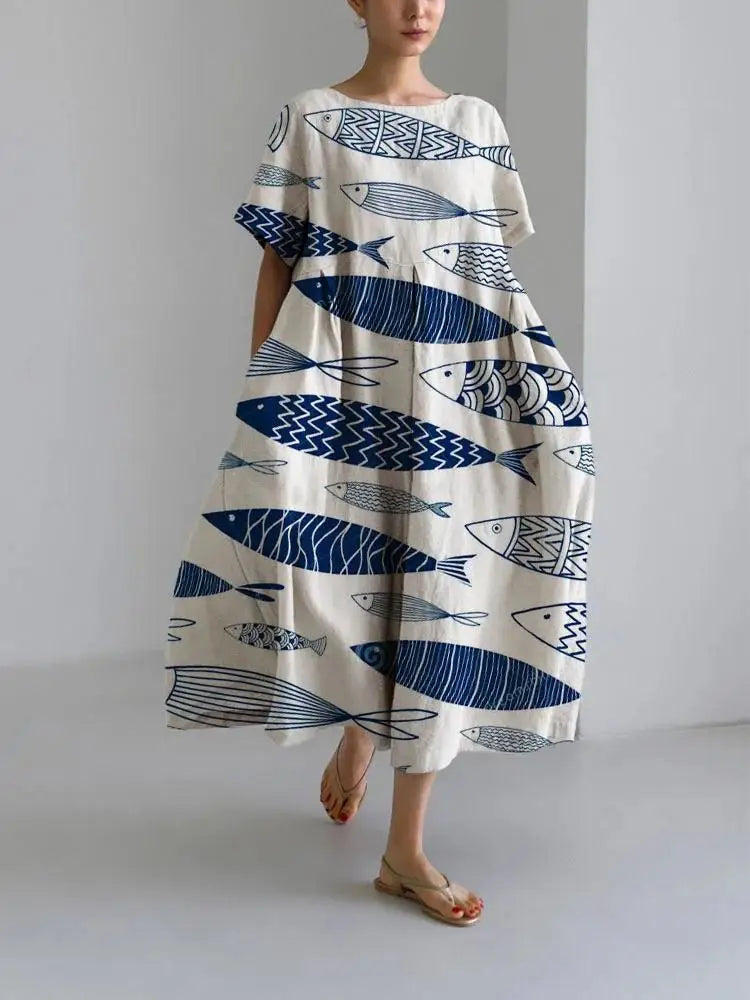 LB - kwiecista sukienka maxi