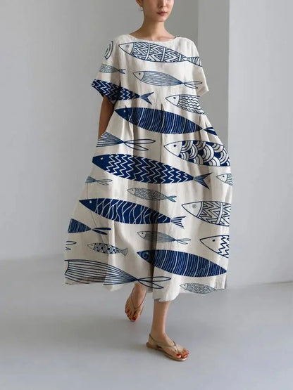 LB - kwiecista sukienka maxi