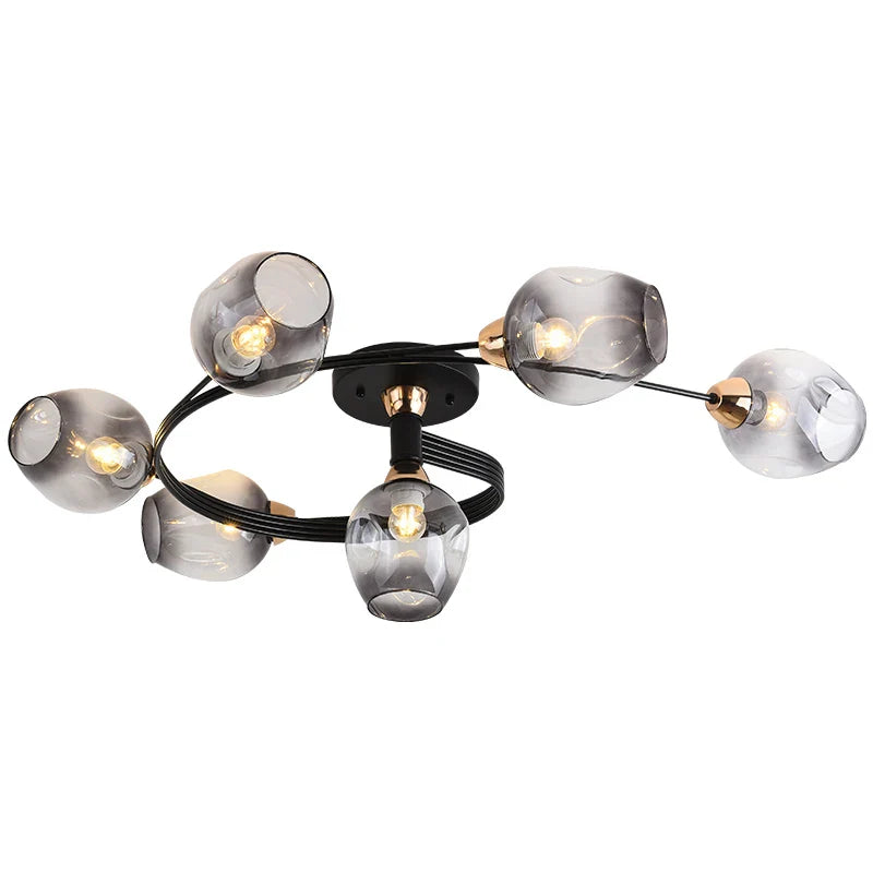 NordicSwirl - hipnotyzująca spiralna lampa sufitowa