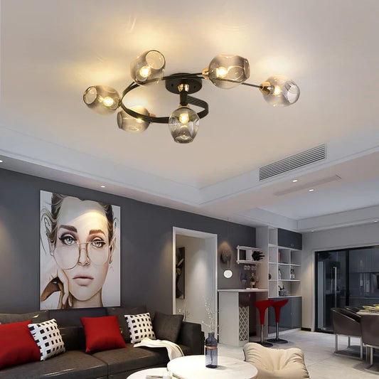 NordicSwirl - hipnotyzująca spiralna lampa sufitowa