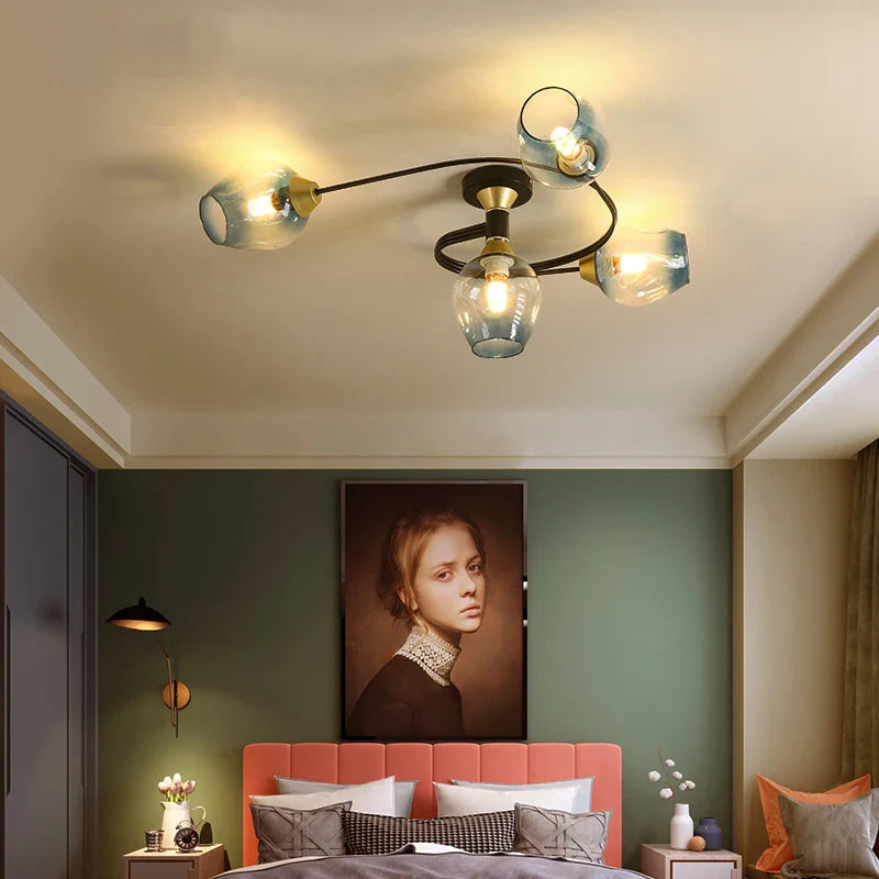NordicSwirl - hipnotyzująca spiralna lampa sufitowa