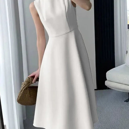 LB | ZANZEA Casual O-Neck Tank Midi Dress Women Elegancka letnia sukienka Sundress