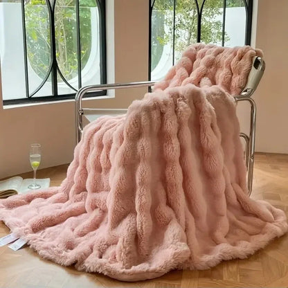 PlushCozy | Koc zimowy ze sztucznego futra