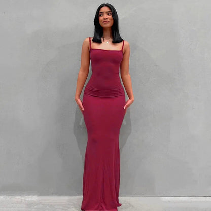 LB | Sukienka maxi slim