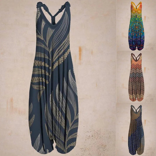 LB | Casualowy kombinezon w stylu bohemyWool - Casualowy kombinezon w stylu bohemy