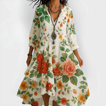 LB | Sukienka midi Bloomed Grace