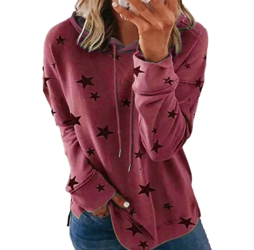 Fajny i swobodny Bluza z kapturem