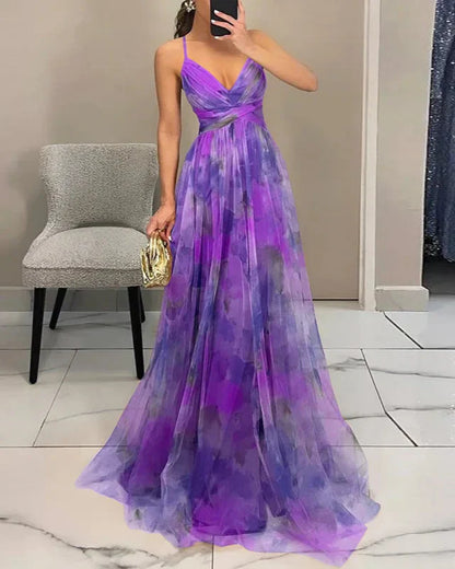 LB | Kwiatowa sukienka maxi dla niewymuszonej elegancji