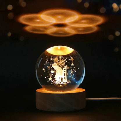 OrbIllume | 3D Planet Crystal Light