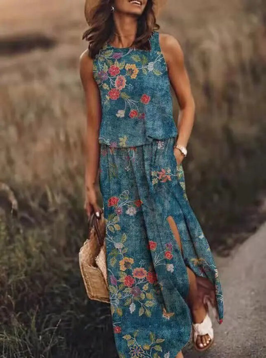 LB | Letnia sukienka maxi