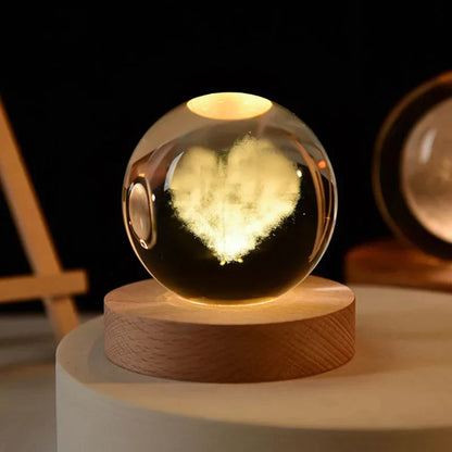 OrbIllume | 3D Planet Crystal Light