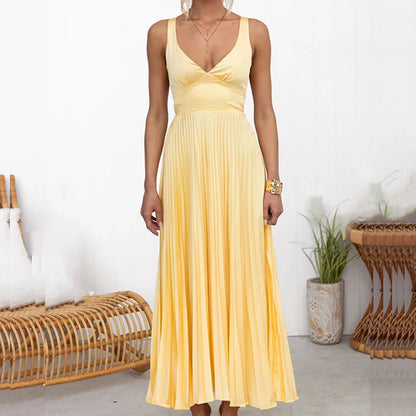 LB - Elegancka letnia sukienka maxi