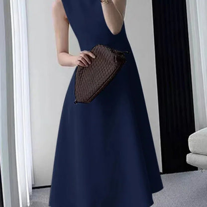 LB | ZANZEA Casual O-Neck Tank Midi Dress Women Elegancka letnia sukienka Sundress