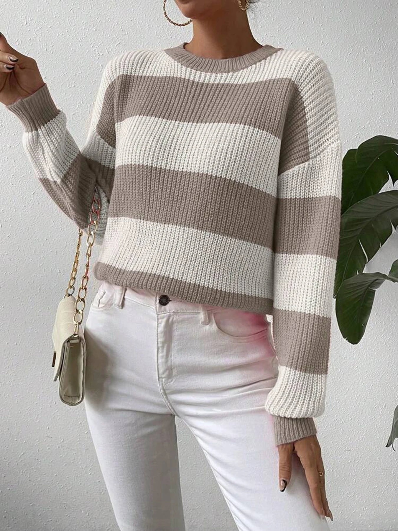 Stylowy bez wysiłku Sweter