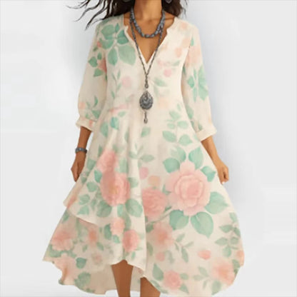 LB | Sukienka midi Bloomed Grace