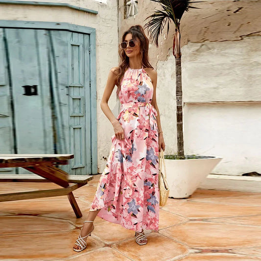 LB | Elegancka sukienka maxi