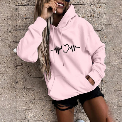 Fajny i swobodny Bluza z kapturem