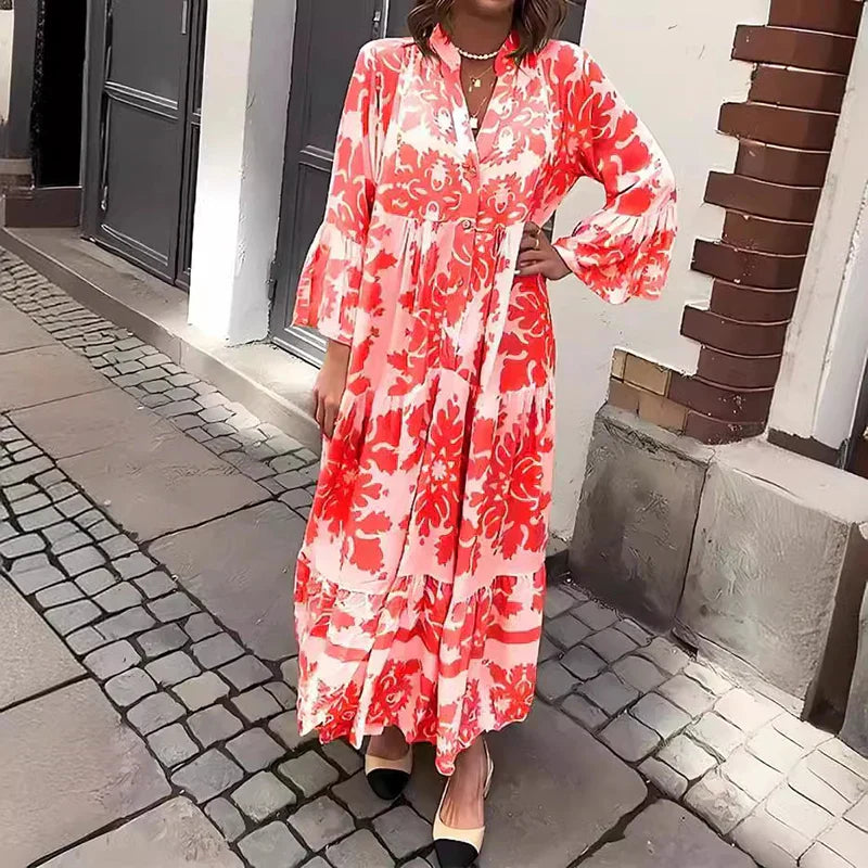LB | Boho vintage sukienka maxi