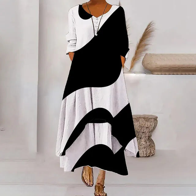 LB | Abstrakcyjna sukienka