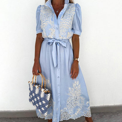 LB | Elegancka letnia sukienka maxi