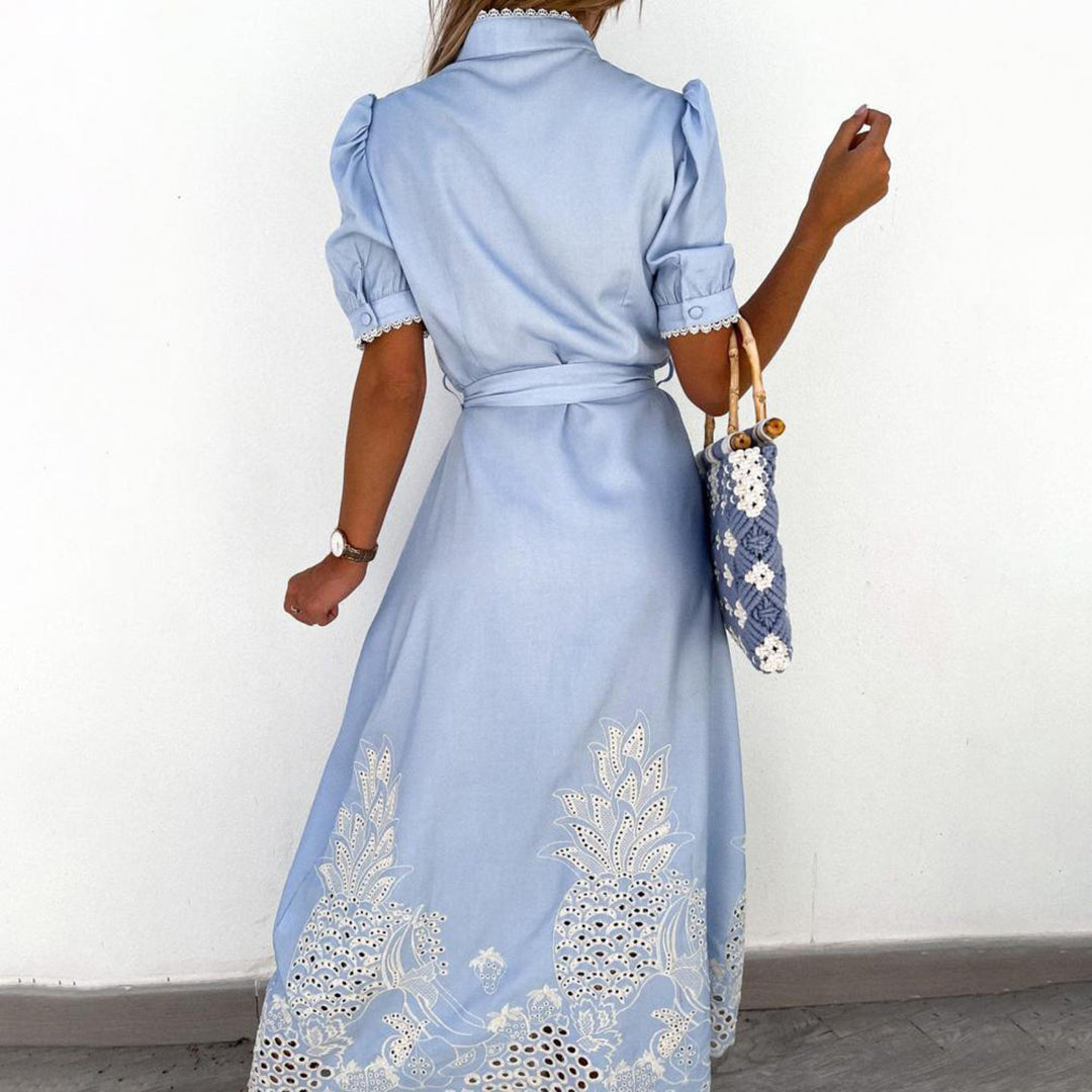 LB | Elegancka letnia sukienka maxi