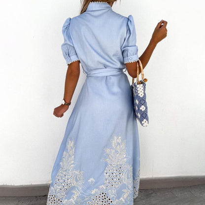 LB | Elegancka letnia sukienka maxi