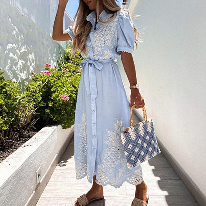 LB | Elegancka letnia sukienka maxi