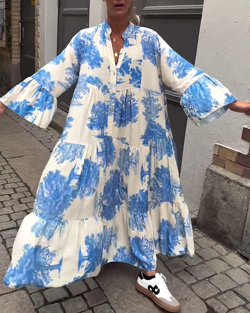 LB | Sunset Blossom Maxi Dress