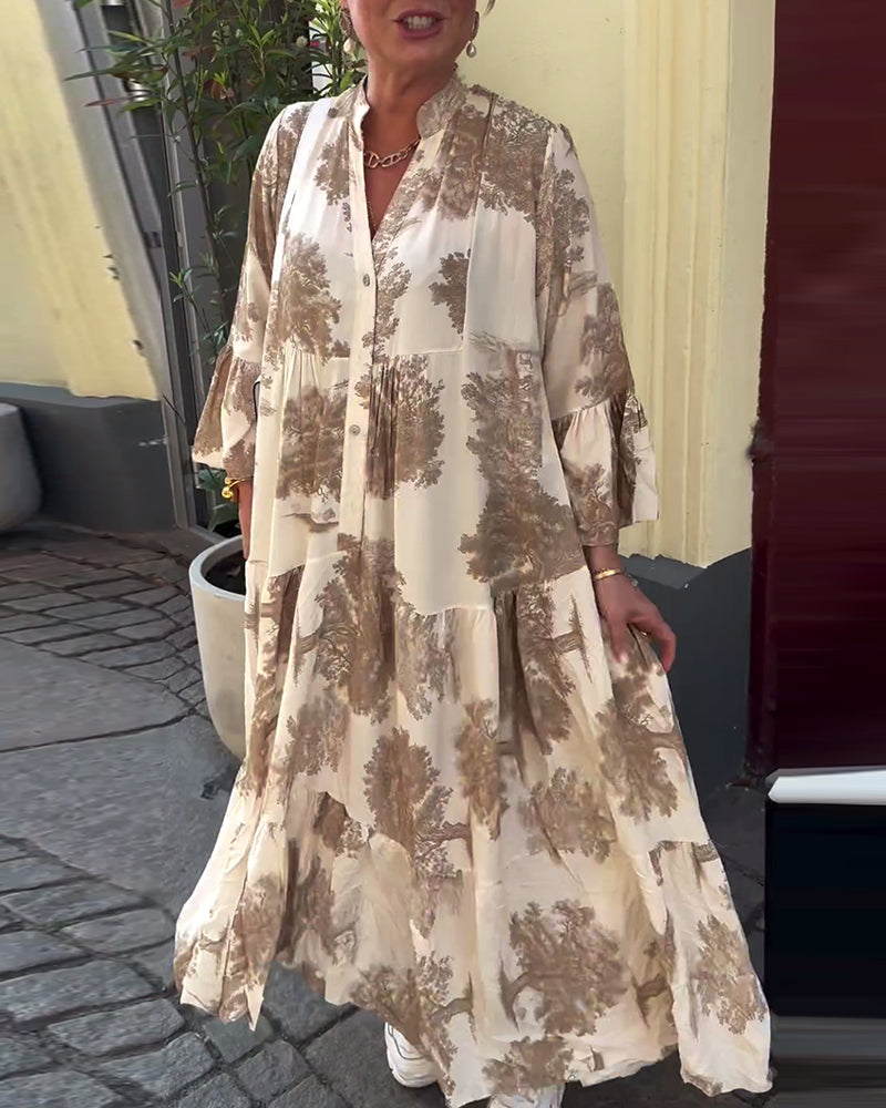LB | Sunset Blossom Maxi Dress